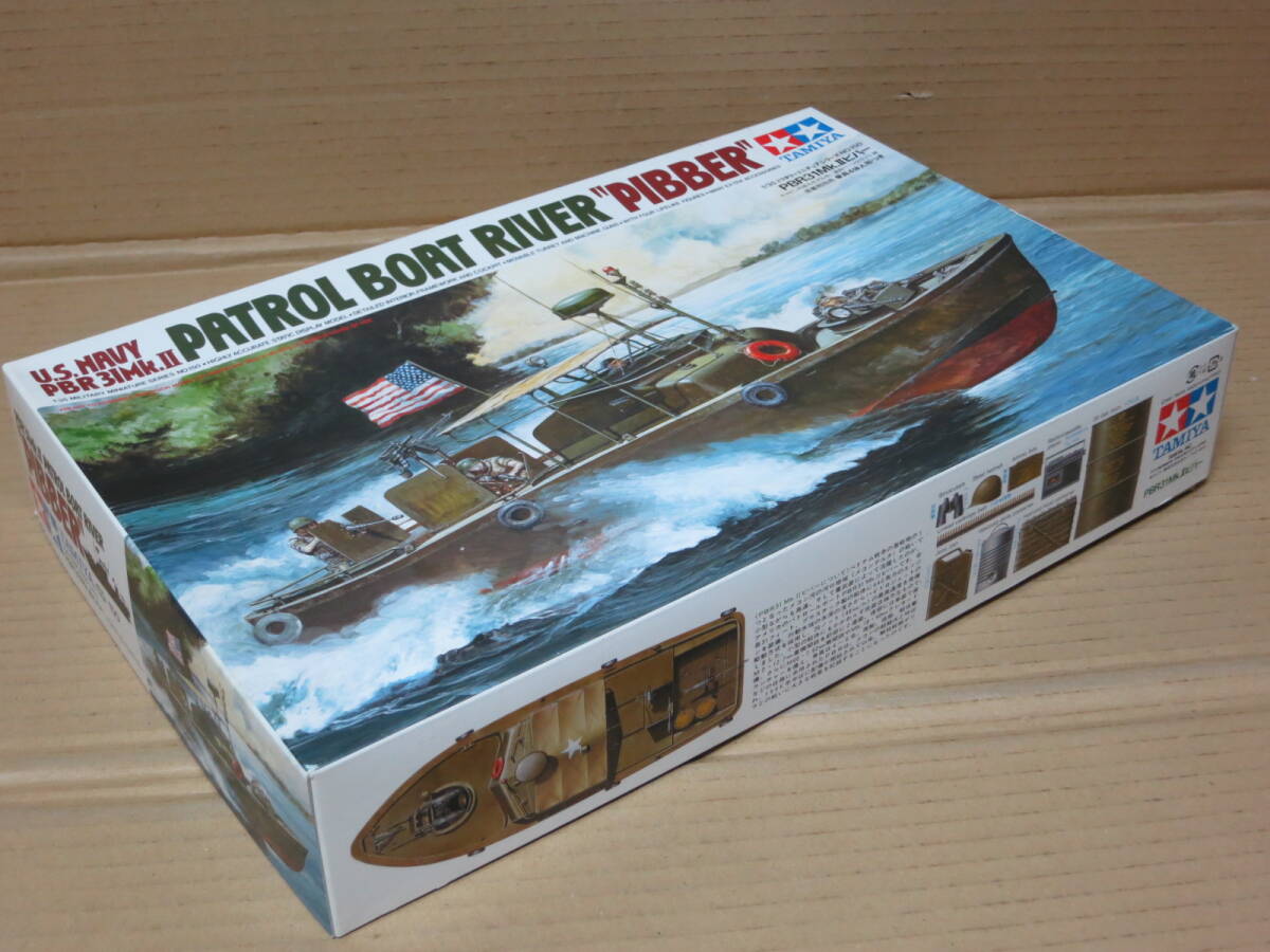 欠品あり U.S. Navy PBR 31 Mk.II PATROL BOAT RIVER PIBBER 1/35 ビバー タミヤ TAMIYA 田宮模型 プラモデルの画像2