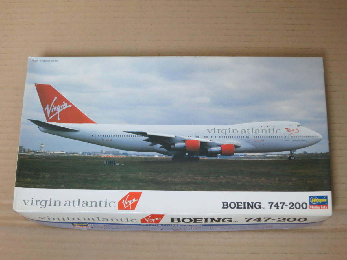 ヴァージンアトランティック航空 virgin atlantic ボーイング BOEING 747-200 １／200 長谷川製作所 ハセガワ Hasegawa 模型 プラモデルの画像1
