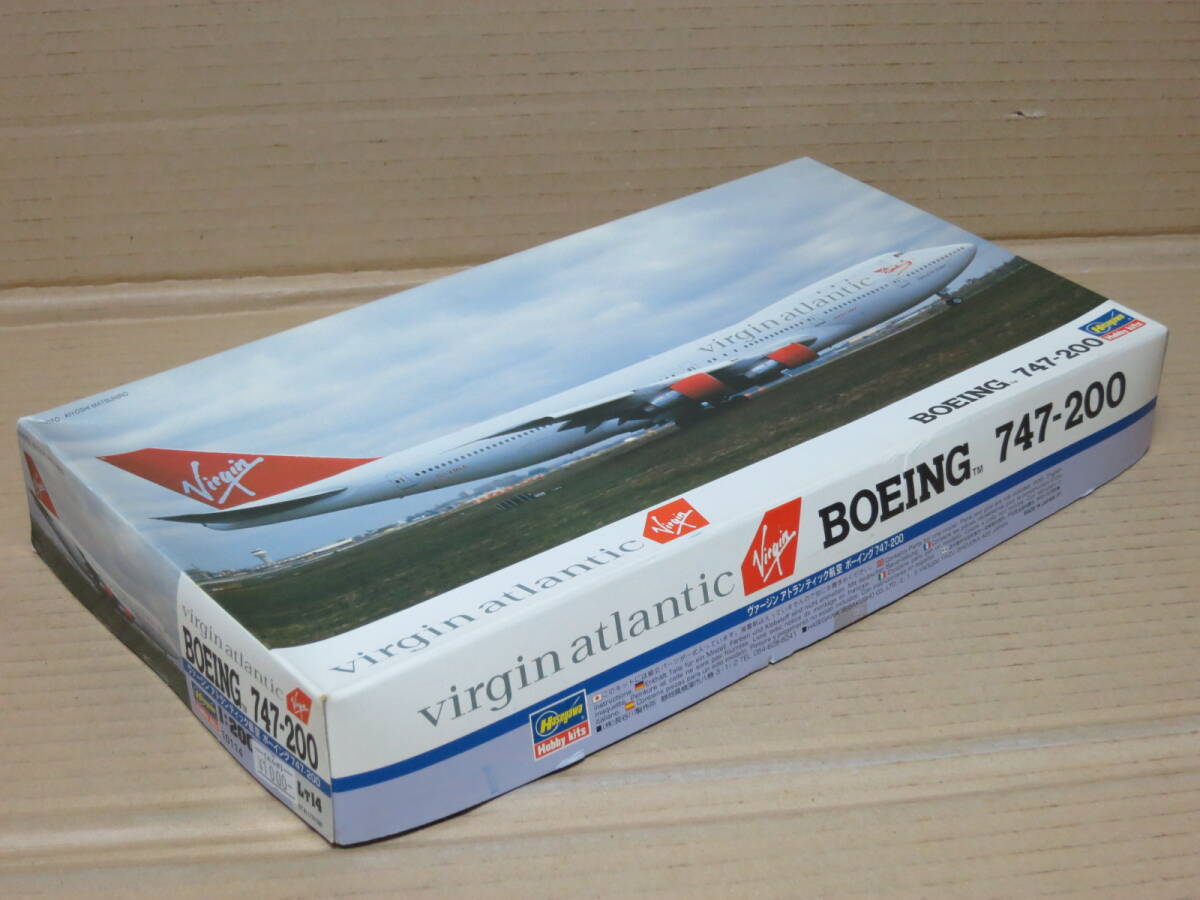 ヴァージンアトランティック航空 virgin atlantic ボーイング BOEING 747-200　１／200　長谷川製作所 ハセガワ Hasegawa 模型 プラモデル_画像2