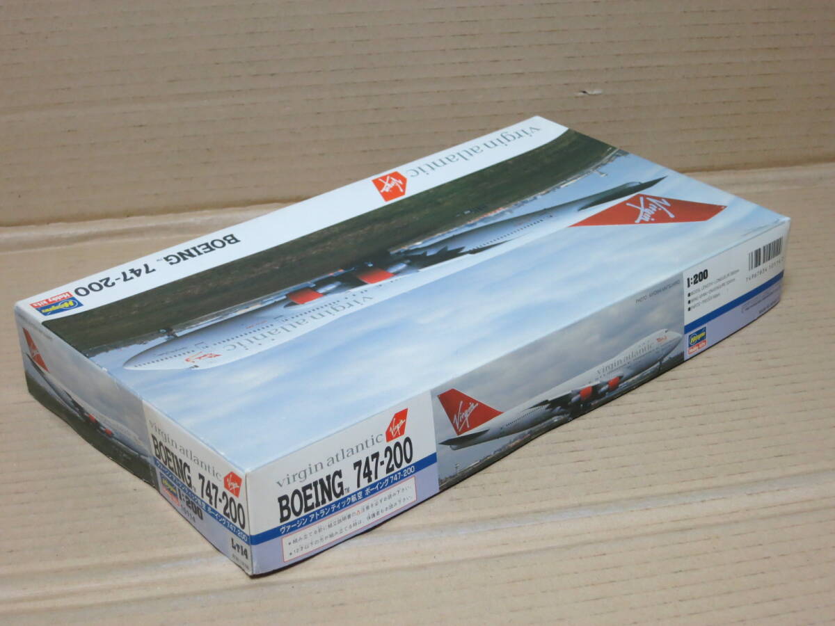 ヴァージンアトランティック航空 virgin atlantic ボーイング BOEING 747-200 １／200 長谷川製作所 ハセガワ Hasegawa 模型 プラモデルの画像4