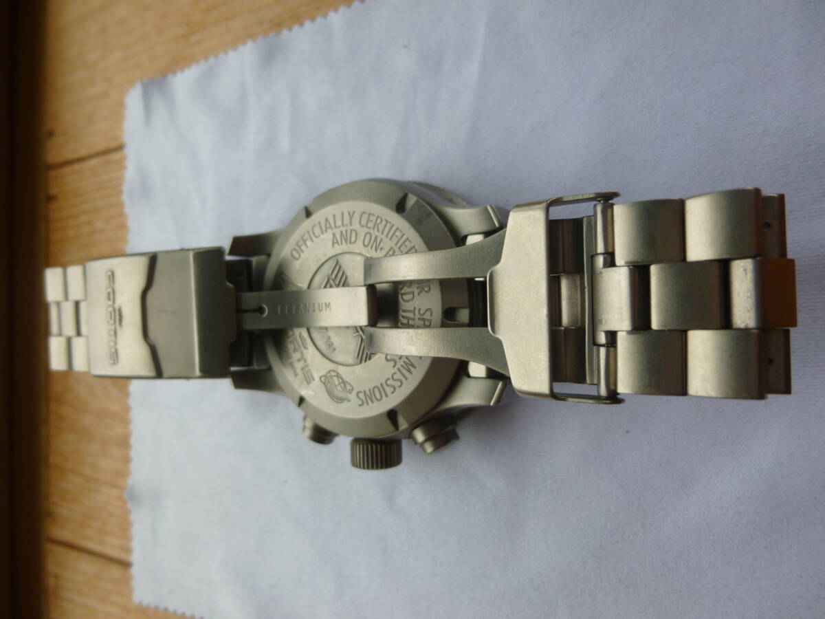 FORTIS フォルティス B-42コスモノートクロノグラフ チタン ISSリミテッドエディション 自動巻 メンズ腕時計 世界限定500本(日本60本) _画像8
