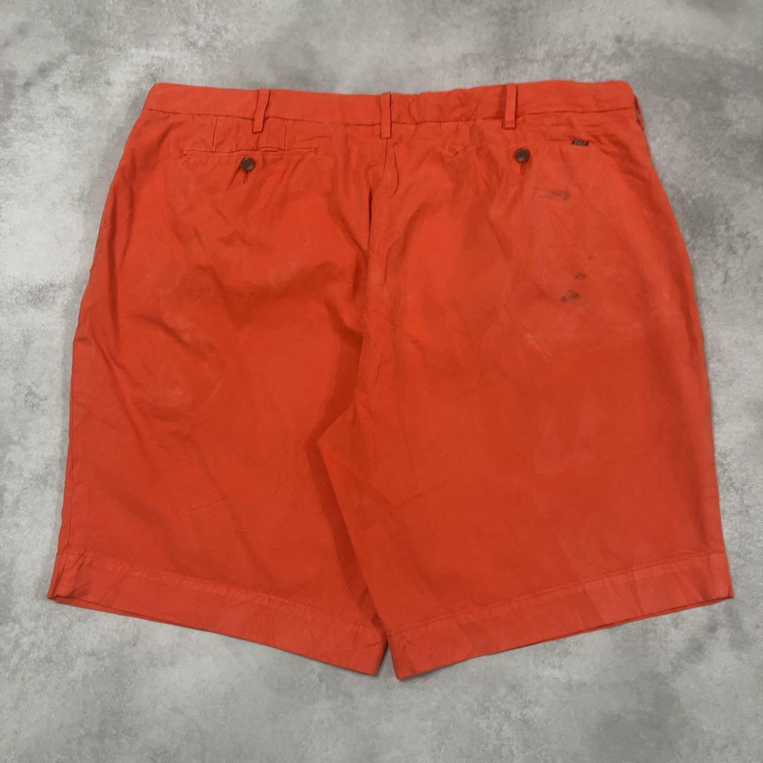 【美品】POLO Ralph Lauren ハーフパンツ W40 オレンジ チノ_画像3