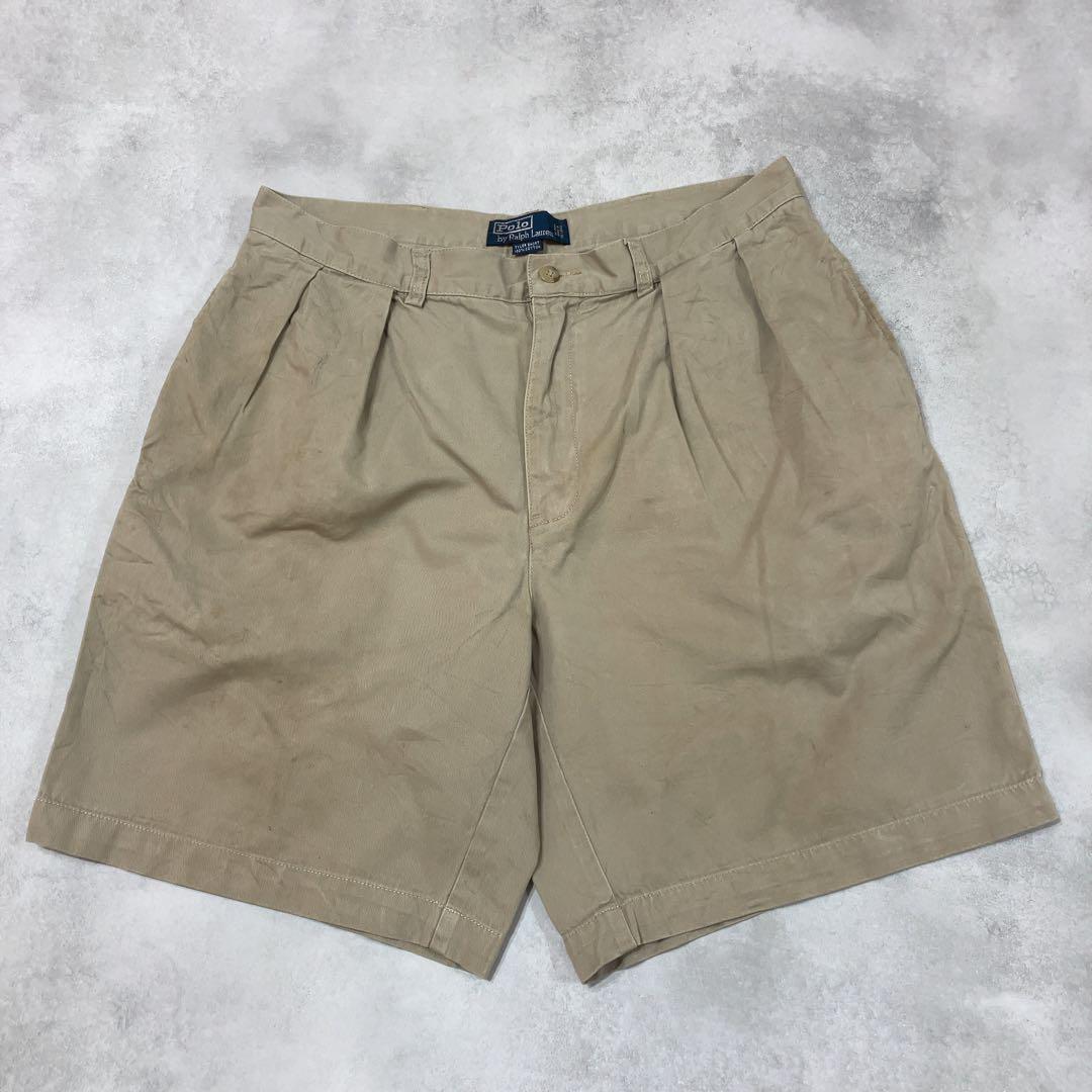 【美品】POLO Ralph Lauren ハーフパンツ W34 旧タグ チノ_画像2