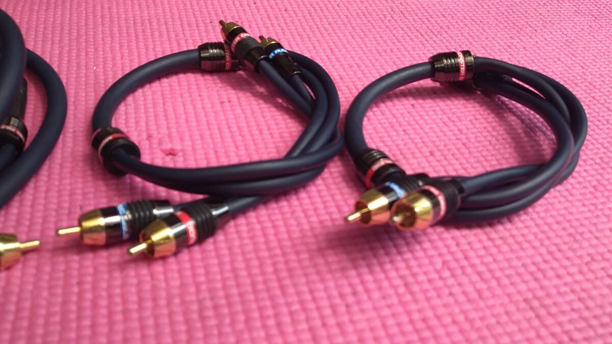 Monster cable 450iXLN XT 0.5ｍ×2本+2m×1本 Set RCAケーブル_0.5m物2本