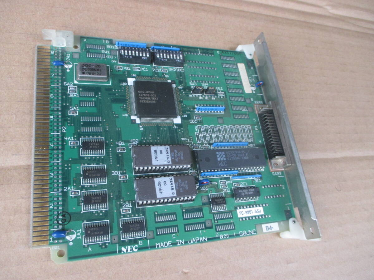  PC98 NEC PC-9801-55U Cバス インターフェース SCSIボード　_画像2