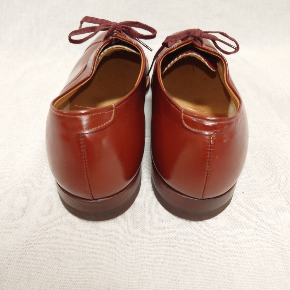 A.C.BECK SHOE キャップトゥシューズ 《デッドストック》 50s USAヴィンテージ ホワイトステッチ アメリカ古靴の画像4