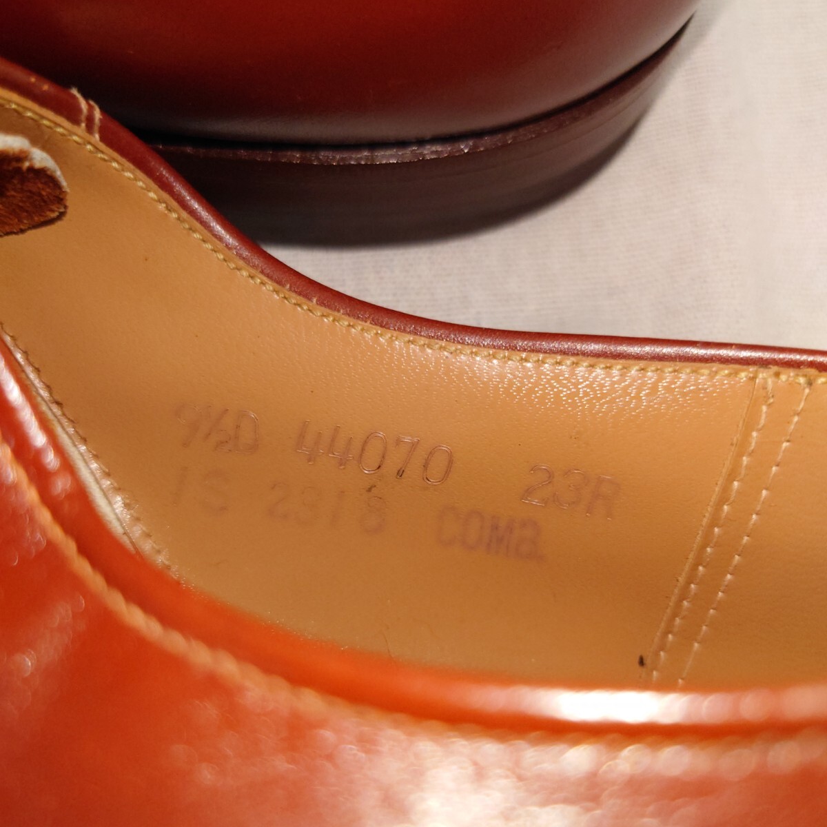 A.C.BECK SHOE キャップトゥシューズ 《デッドストック》 50s USAヴィンテージ ホワイトステッチ アメリカ古靴の画像8