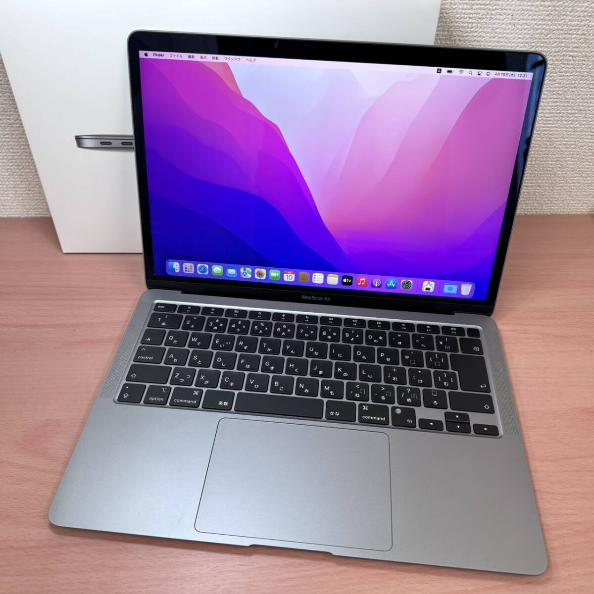 【極美品！】MacBook Air Late2020 M1チップ メモリ16GB SSD 512GB 中古 美品 A2337 スペースグレイ 即決ありの画像1