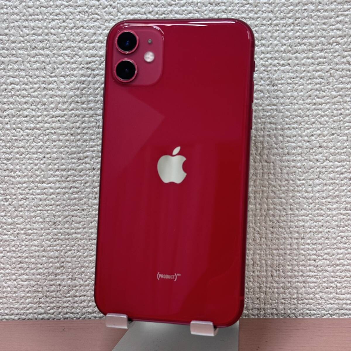 【国内版SIMフリー】iPhone1164GB 赤 レッド ◯判定 残債なし バッテリー100%！ NWLV2J/A 訳あり品 即決あり！ 中古品の画像5