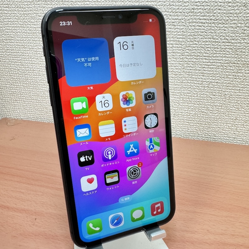 【国内版SIMフリー】iPhone11 128GB ブラック 黒 SIMフリー MWM02J/A 各キャリアMVNO◎即決あり！訳あり バッテリー交換品！残債なし◯判定の画像1