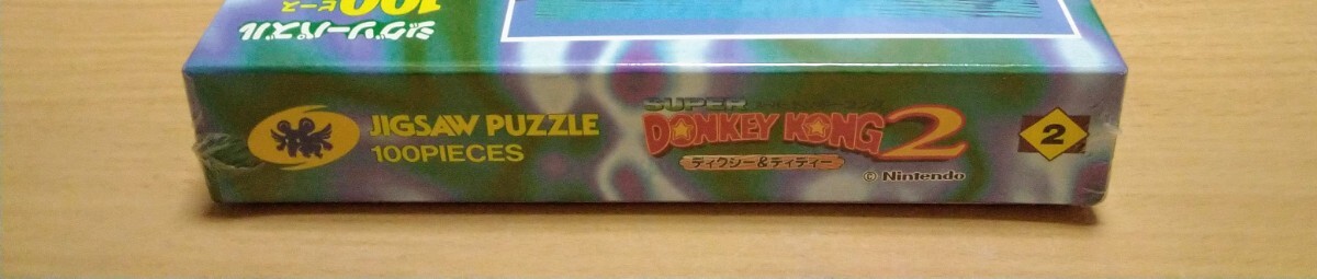 SUPER DONKEY KONG スーパー ドンキーコング 2 ディクシー＆ディディー ジグソーパズル 100ピース 新品 未開封 ユタカ Nintendo _画像3