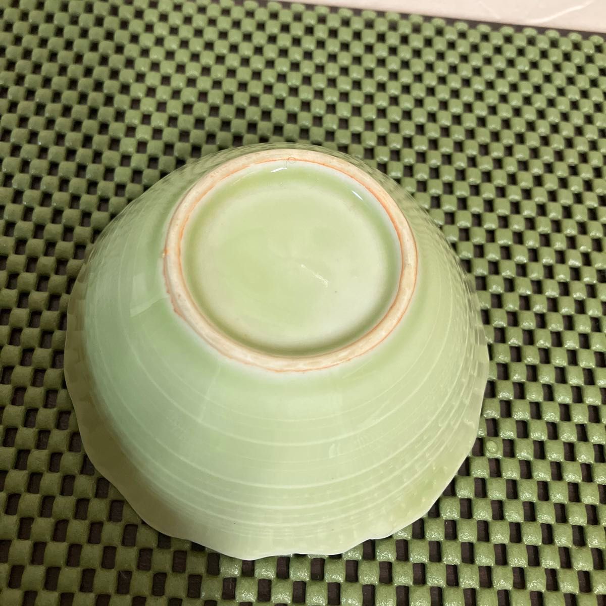 昭和レトロ 小鉢 エメラルドグリーン 豆皿 古伊万里 和食器 金縁 彩 白磁 鉢 陽 アンティーク  小鉢