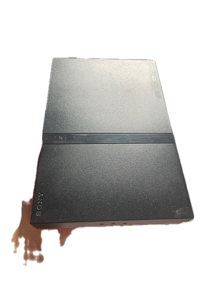 ソニー SONY ゲーム機器 PlayStation2  本体　リモコン　　ブラックと周辺機器　ゲーム付き