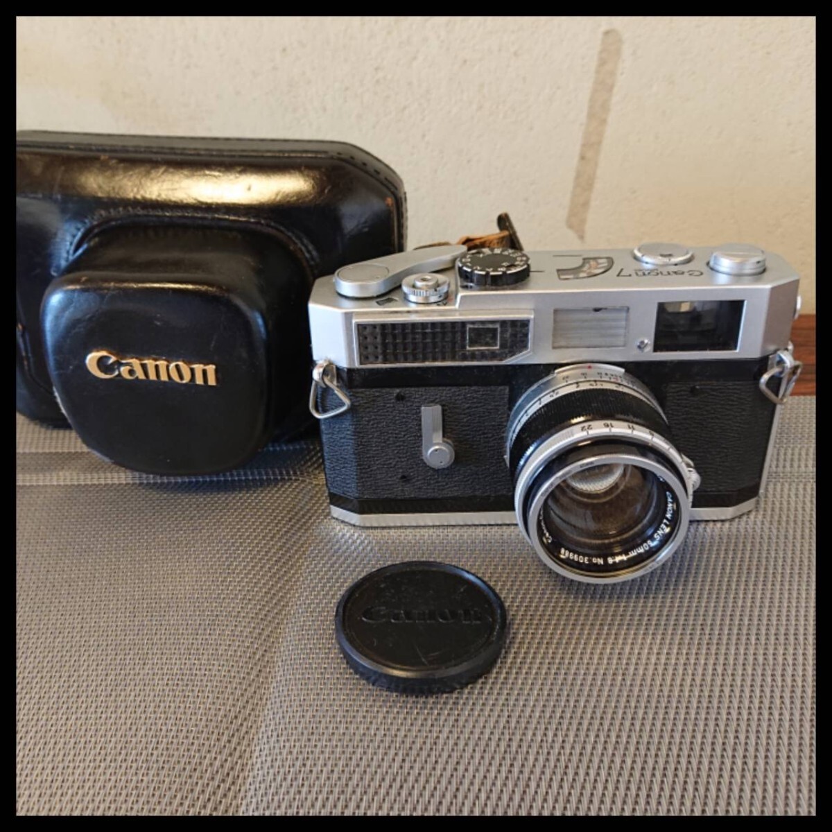 ☆Canon キャノン MODEL 7 + CANON LENS 50mm F1.8 レンジファインダー フィルムカメラ（SF-）の画像1