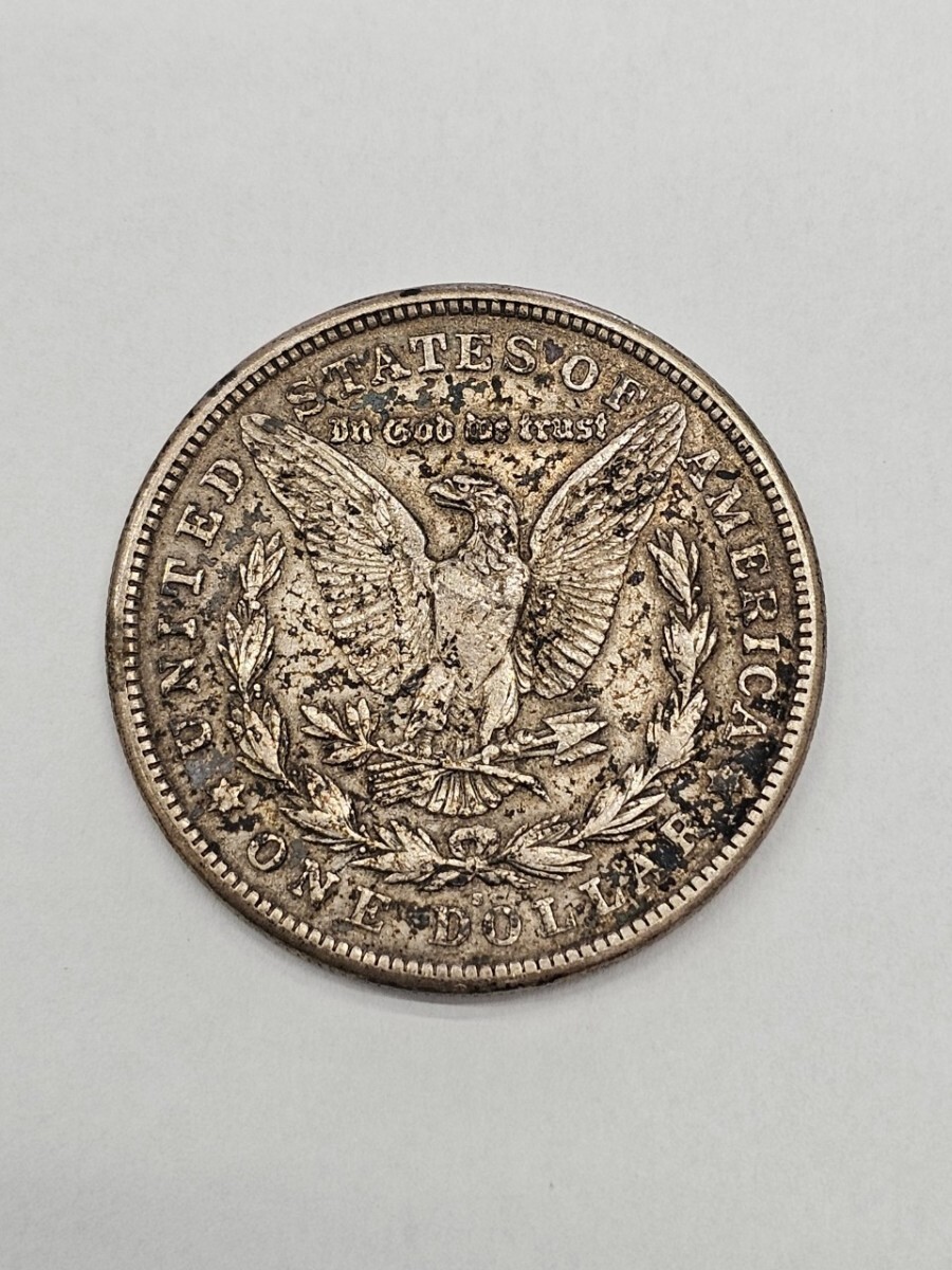 ◇アメリカ 銀貨 モルガン 1921年銘 約26.7g 古銭 （FH4-98）の画像2
