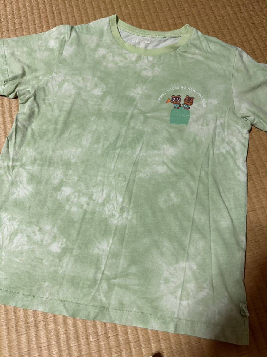 ユニクロ UT 半袖Tシャツ あつまれどうぶつの森 リラコ セット 150cm 部屋着 パジャマ あつ森の画像2