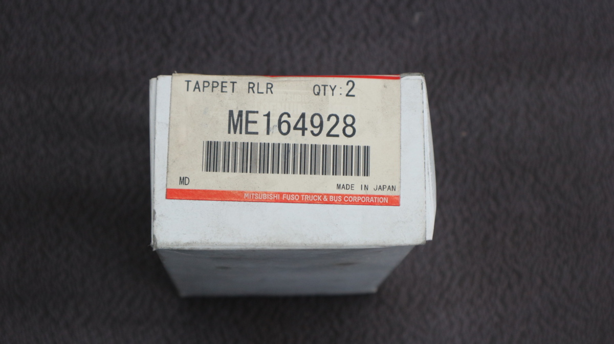 新品 MITSUBISHI 三菱 ミツビシふそう 純正 ME164928タペット タペットローラー プッシュロッド TAPPET １箱２本入り 佐川急便