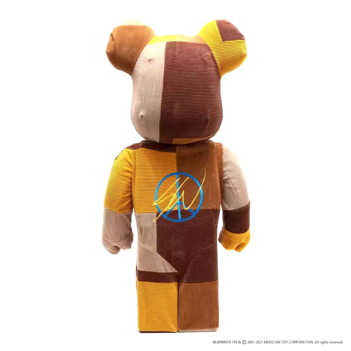 BE@RBRICK　atmos　ショーン　1000%　ベアブリック　アトモス　 メディコムトイ MEDICOM TOY