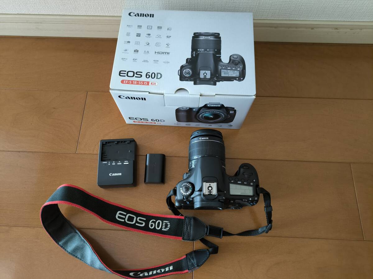 CANON EOS 60D キャノン デジタル一眼レフカメラ 標準レンズキット(EF-S18-55m) 動作確認済み_画像1