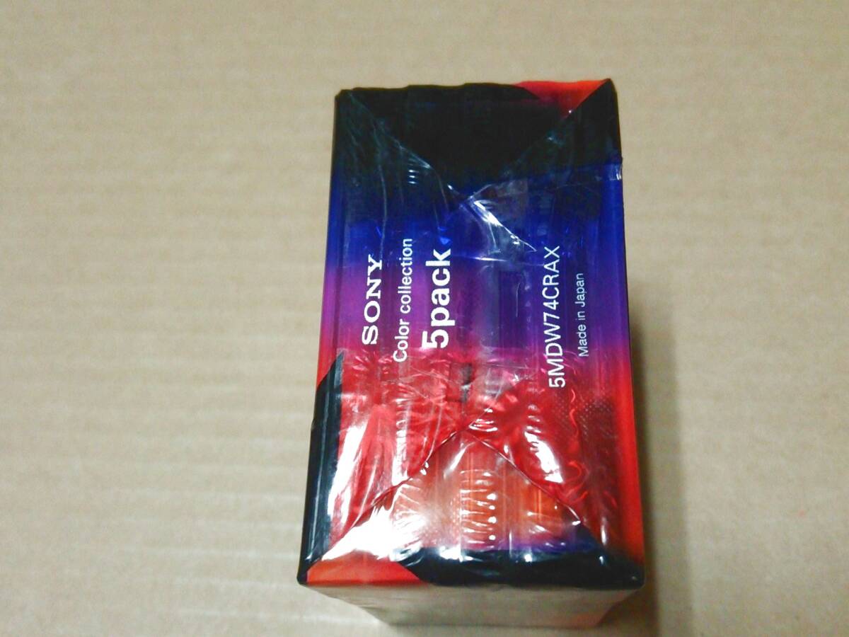  новый товар запись для Mini диск MD [Sony Sony / Color Collection (74 min) <5pack>] [JAN:4901780923243]