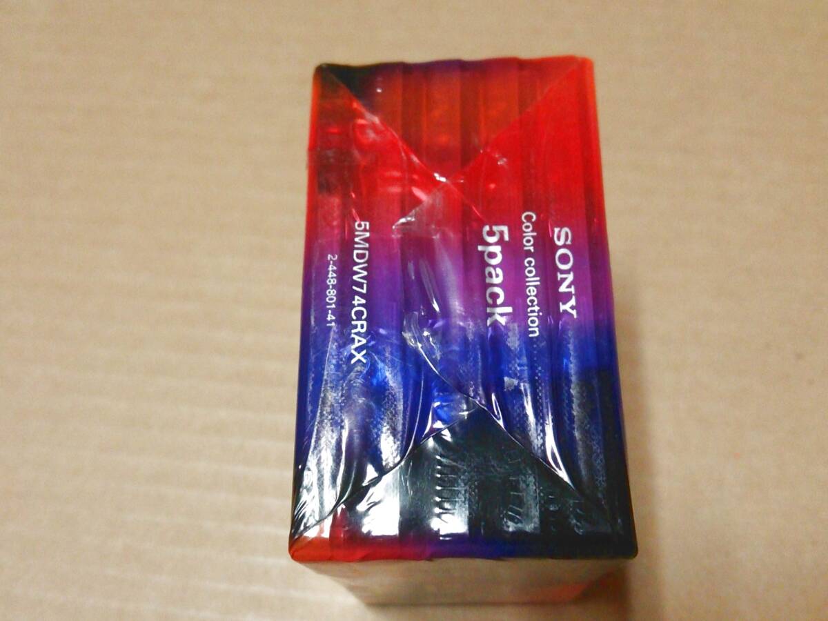  новый товар запись для Mini диск MD [Sony Sony / Color Collection (74 min) <5pack>] [JAN:4901780923243]