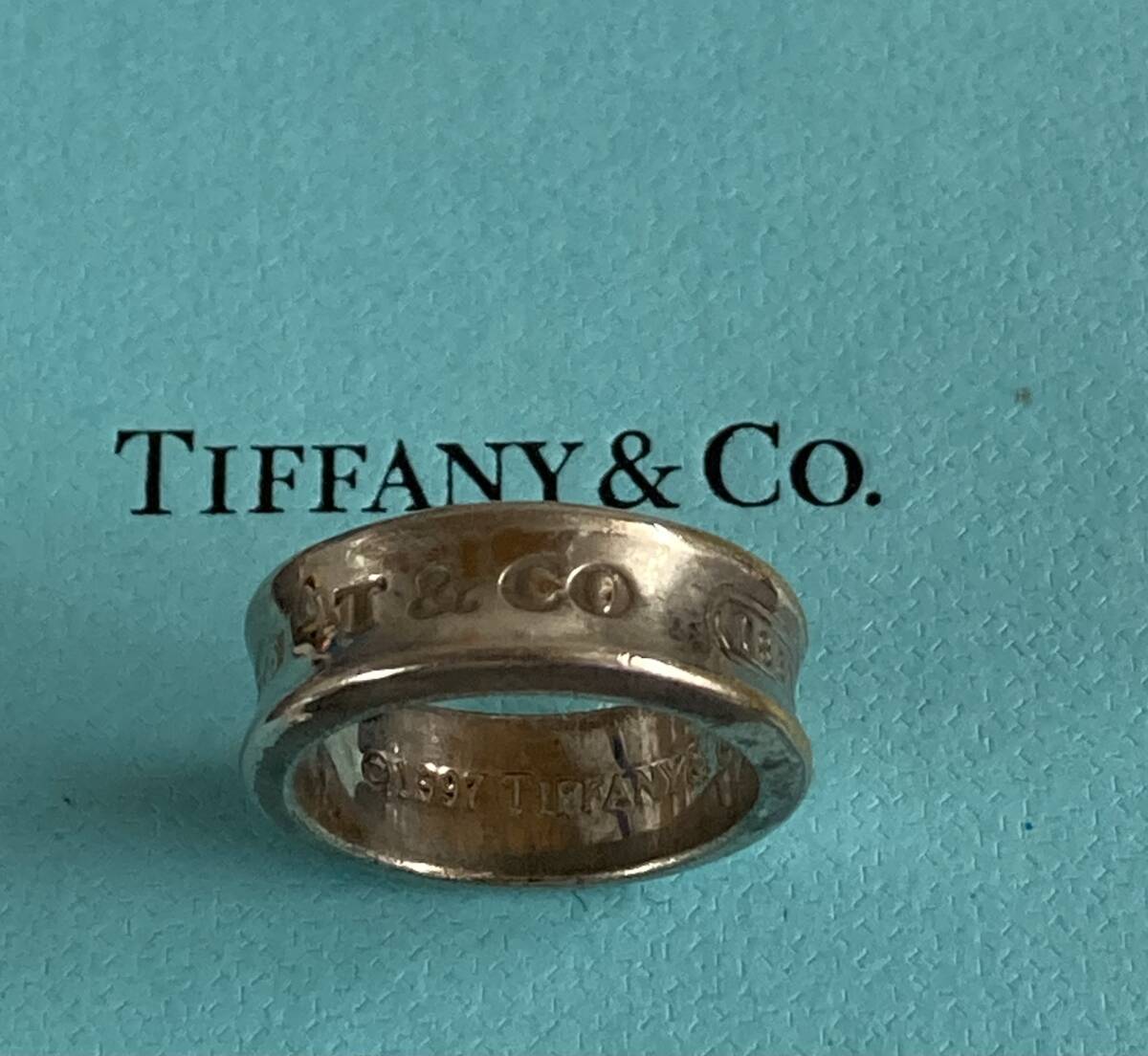 １円スタート！Tiffany &Co. ティファニー 1837 リング シルバー925 ナロー 指輪の画像1