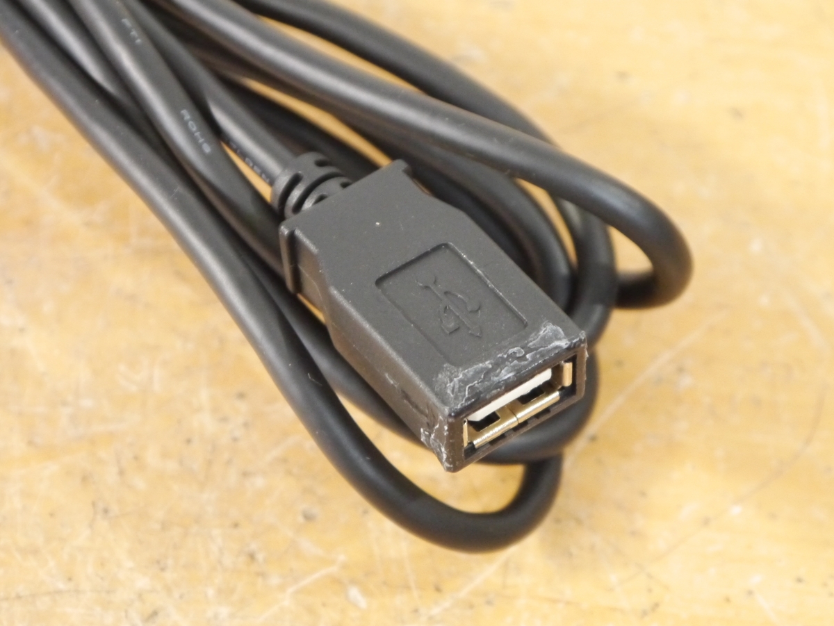 【0404(1】 CD-U120 USB接続ケーブル 2m 純正品 カロッツェリアcarrozzeriaの画像2