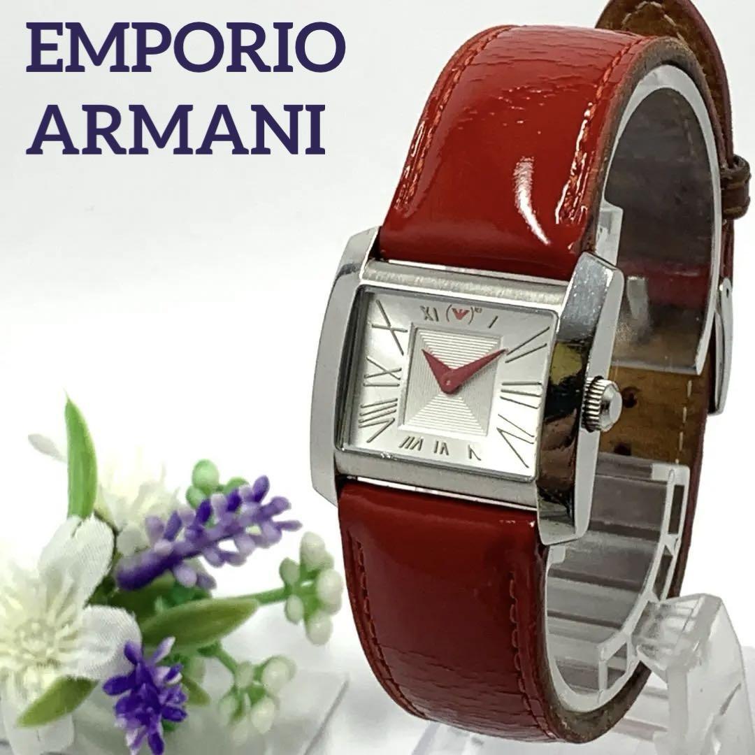 346 EMPORIO ARMANI エンポリオ アルマーニ レディース 腕時計 クオーツ式 新品電池交換済 人気 希少_画像1