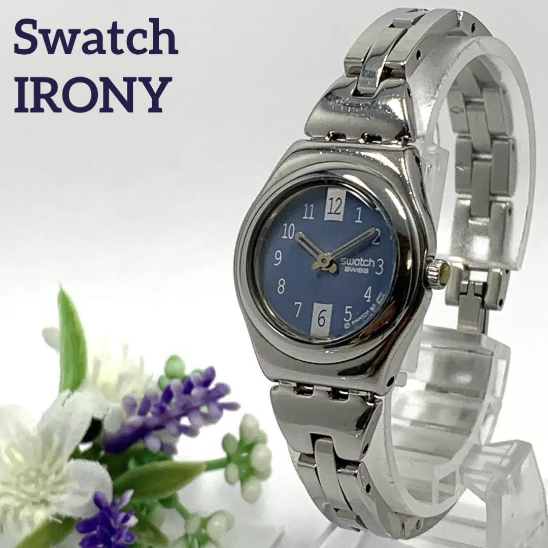 349 Swatch IRONY スウォッチ アイロニー SWISS レディース 腕時計 クオーツ式 新品電池交換済 人気 希少の画像1