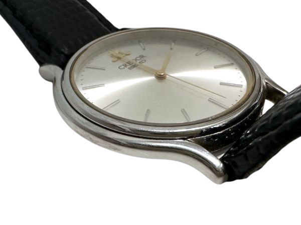SEIKO セイコー/クレドール 8J81-6A30 シルバー文字盤 QZ メンズ腕時計 動作品_画像5