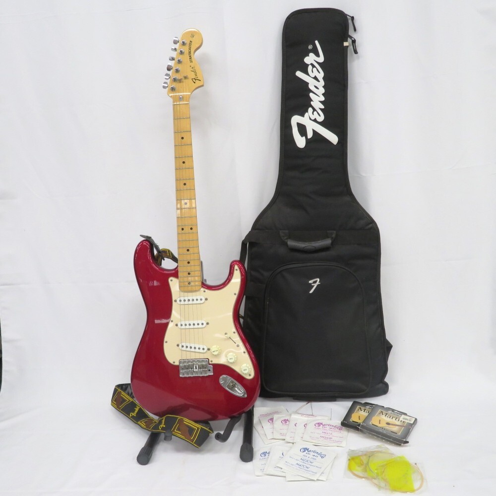 1円〜 Fender フェンダー STRATOCASTER Crafted in Japan エレキギター ケース付 動作未確認 ※同梱不可 y211-2580078【Y商品】の画像1