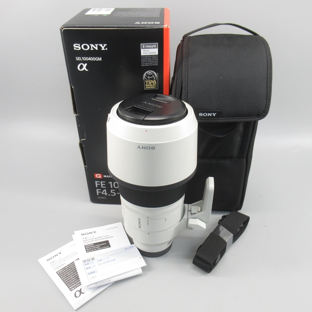 1円〜 SONY ソニー SEL100400GM FE 100-400mm F4.5-5.6 GM OSS 箱付き ※動作未確認 現状品 レンズ 120-2586128【O商品】の画像1