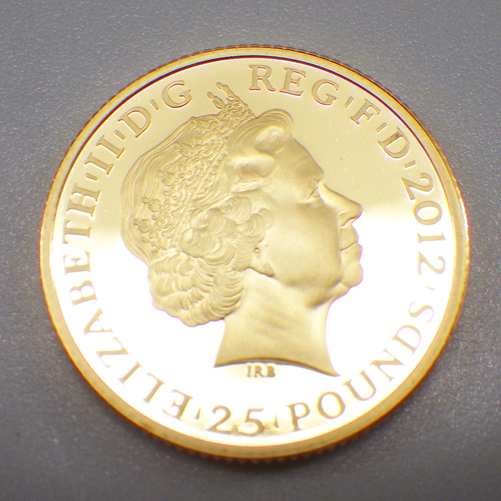 The Royal Mint 金貨2種セット ロンドンオリンピック 2012年 K22 最終販売分 箱付き 貨幣 271-2622231【O商品】の画像3