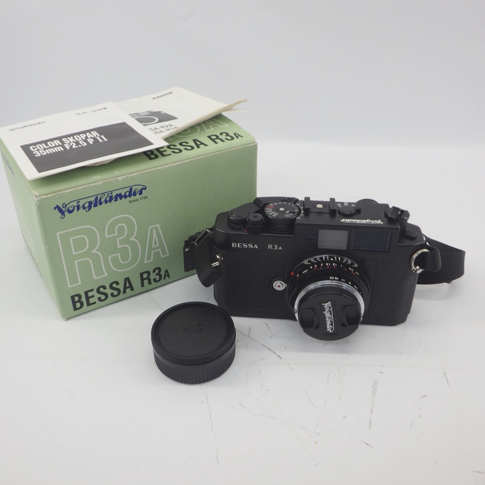 1円〜 Voigtlander BESSA R3a・COLOR-SKOPAR 35mm F2.5 ※動作未確認 現状品 カメラ 215-2608463【O商品】の画像1