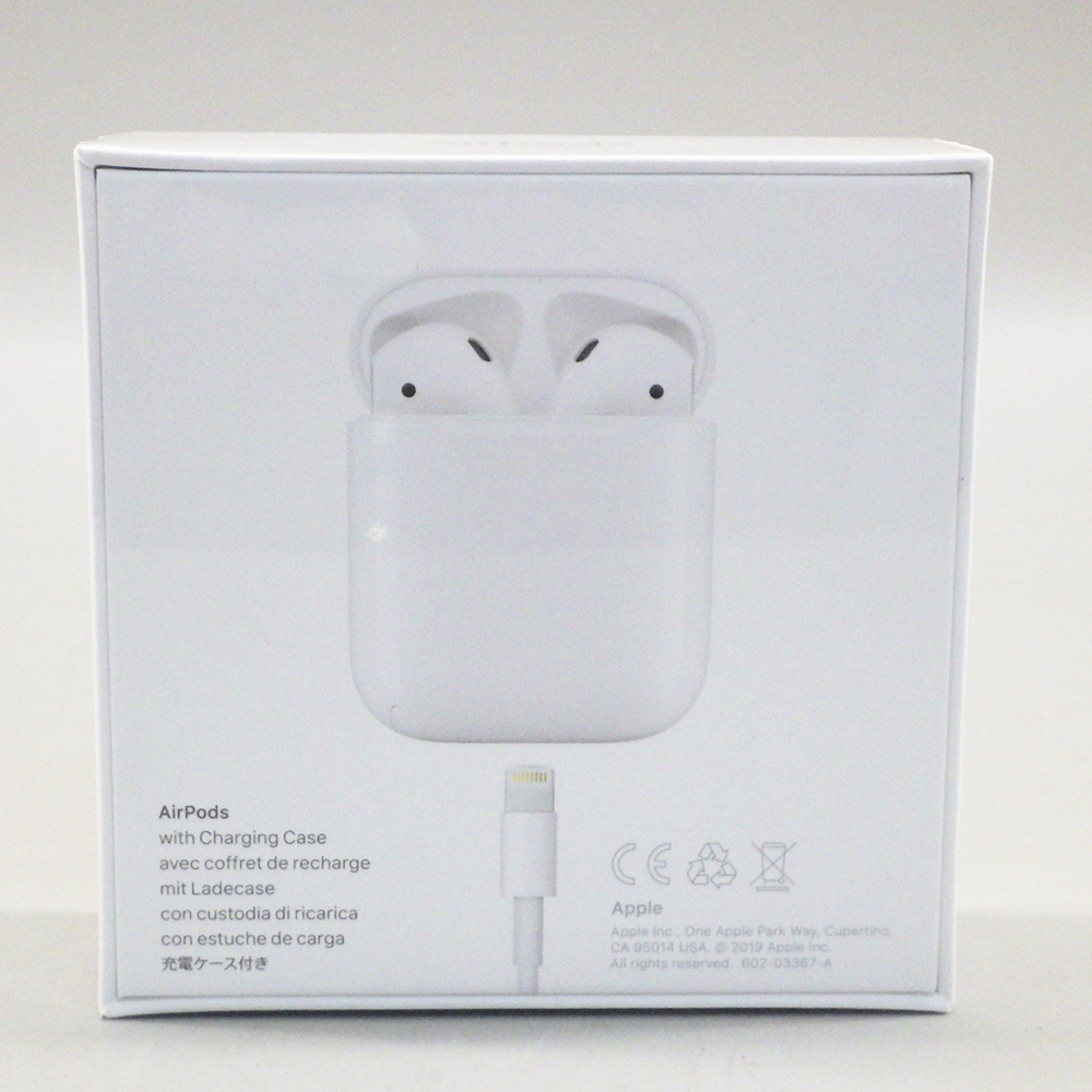 1円〜 Apple アップル AirPods with Charging Case MV7N2J/A 2第2世代 A2032 A2031 ※未開封 イヤホン 324-2575596【O商品】の画像2