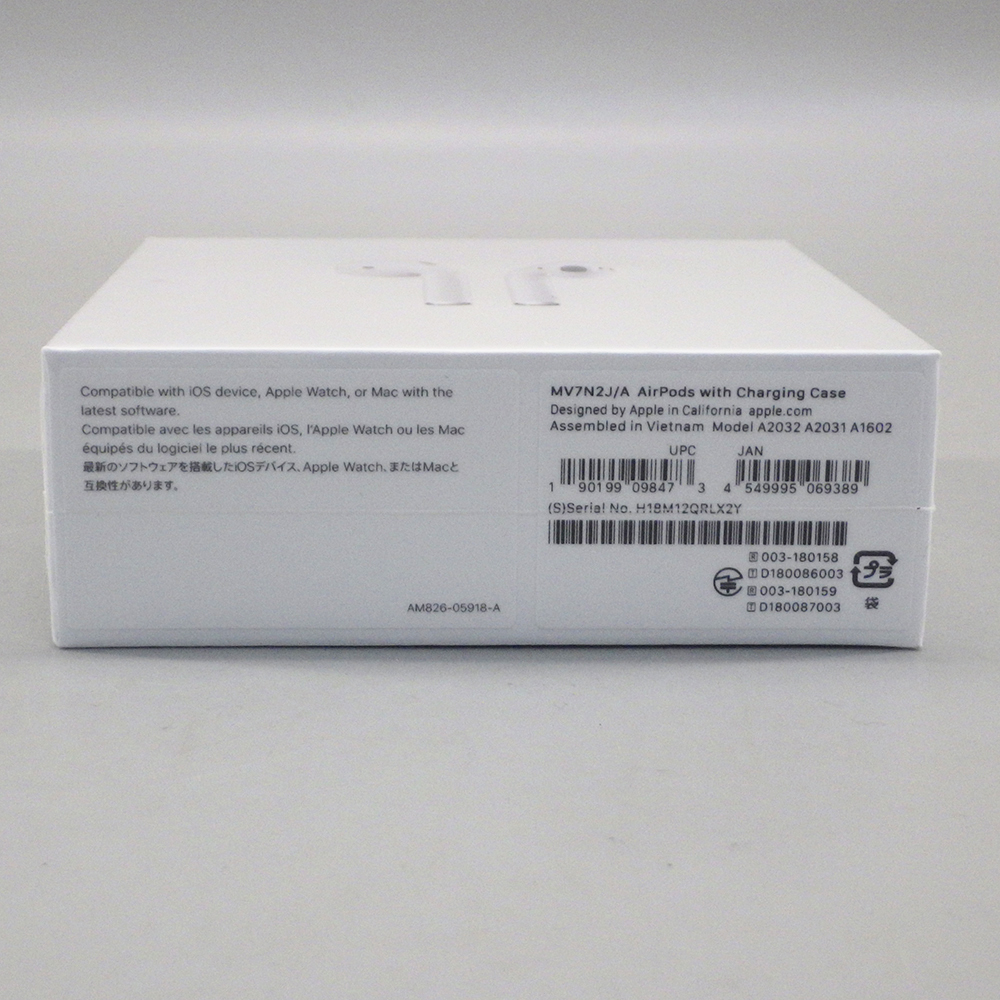 1円〜 Apple アップル AirPods with Charging Case MV7N2J/A 2第2世代 A2032 A2031 ※未開封 イヤホン 324-2575596【O商品】_画像4