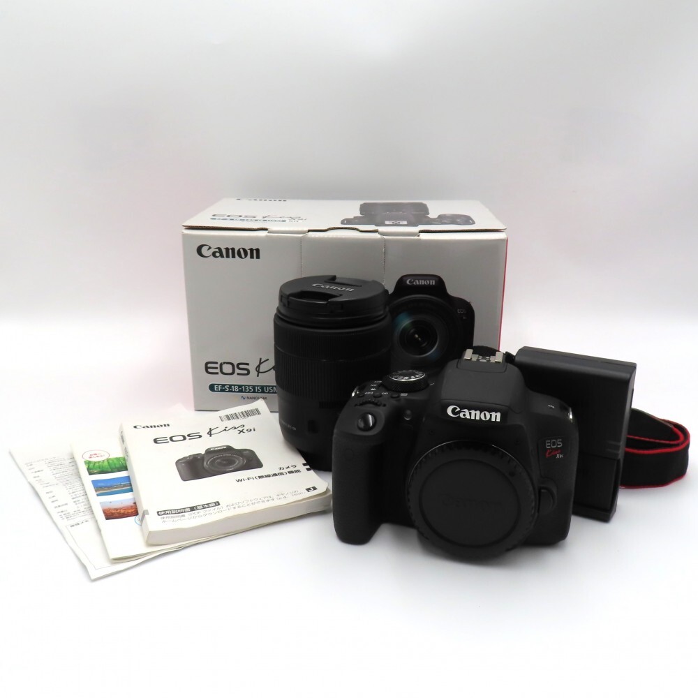 1円〜 Canon キヤノン EOS KISS X9i 一眼レフデジタルカメラ EF-S 18-135 IS USM 箱付 動作確認済 現状品 y182-2612734【Y商品】の画像1