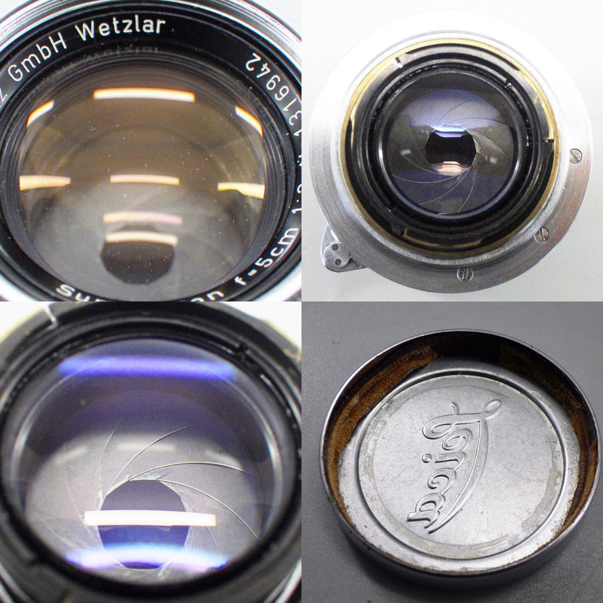 1円〜 Leica ライカ IIIg・Summicron f=5cm 1:2 ※シャッター確認済 現状品 カメラ 334-2629657【O商品】の画像10