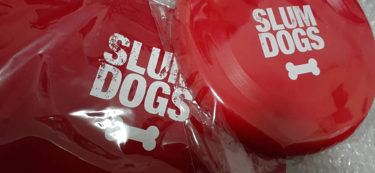 ★送料無料★ 2点セット 映画SLUM DOGS『スラムドッグス』フリスビー ＆ミニバッグ_画像2