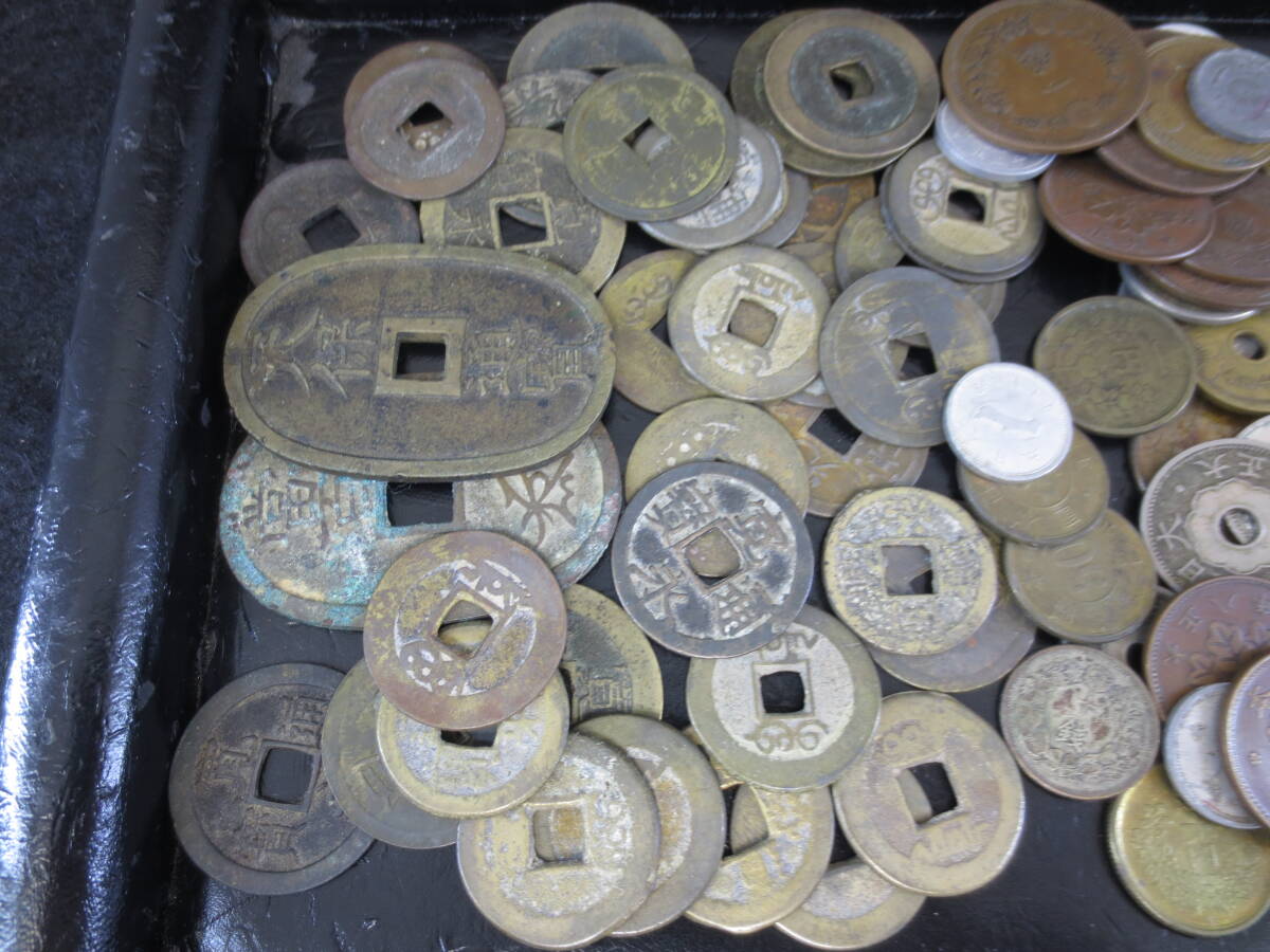 【60150m】古紙幣/古銭/穴銭 アンティーク 大量おまとめ_画像9