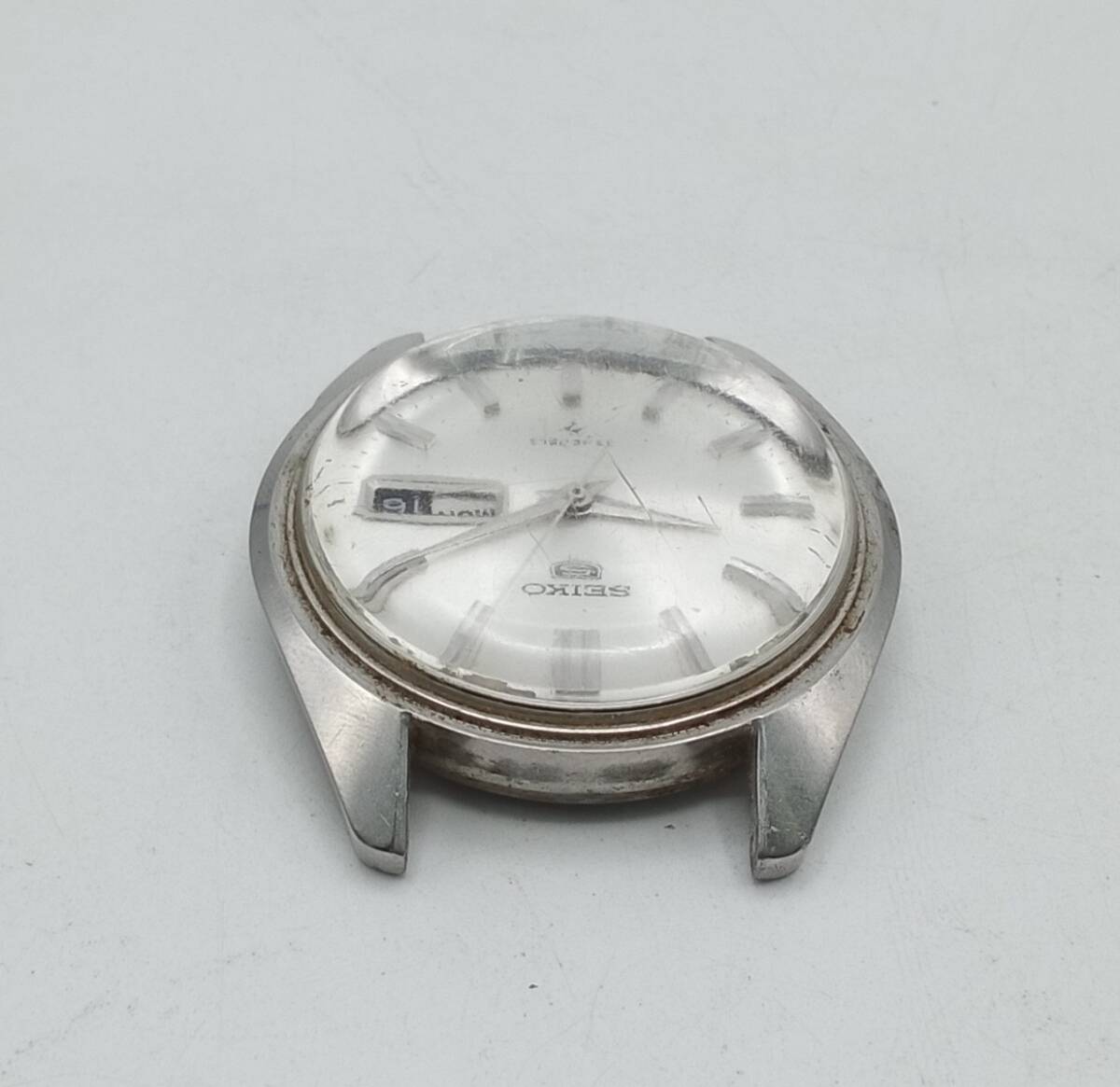 BB63◇＜AT/稼働＞腕時計 フェイスのみ SEIKO 5 セイコー ファイブ 5126-8050 自動巻き 23石 デイデイト 現状品 ベゼル欠損◇ _画像6