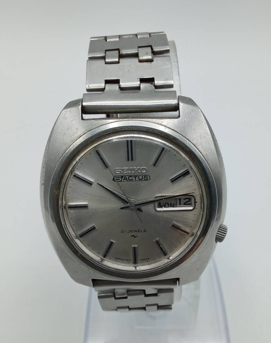 HH70◇＜AT/稼働＞腕時計 SEIKO 5 ACTUS セイコー アクタス 21石 7019-7000 自動巻 デイデイト 純正ベルト 現状品◇_画像2