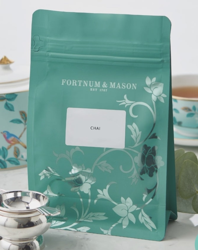 Fortnam &amp; Mason Chai Tea Tea Tea 124G Переполнение