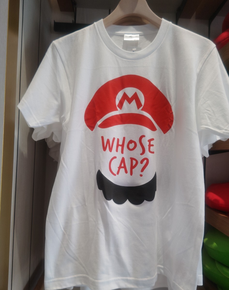 USJ　SUPER NINTENDO WORLD　マリオ　スーパー　ニンテンドー　ワールド　WHOSE　CAP?　Tシャツ　マリオ　購入代行_画像1