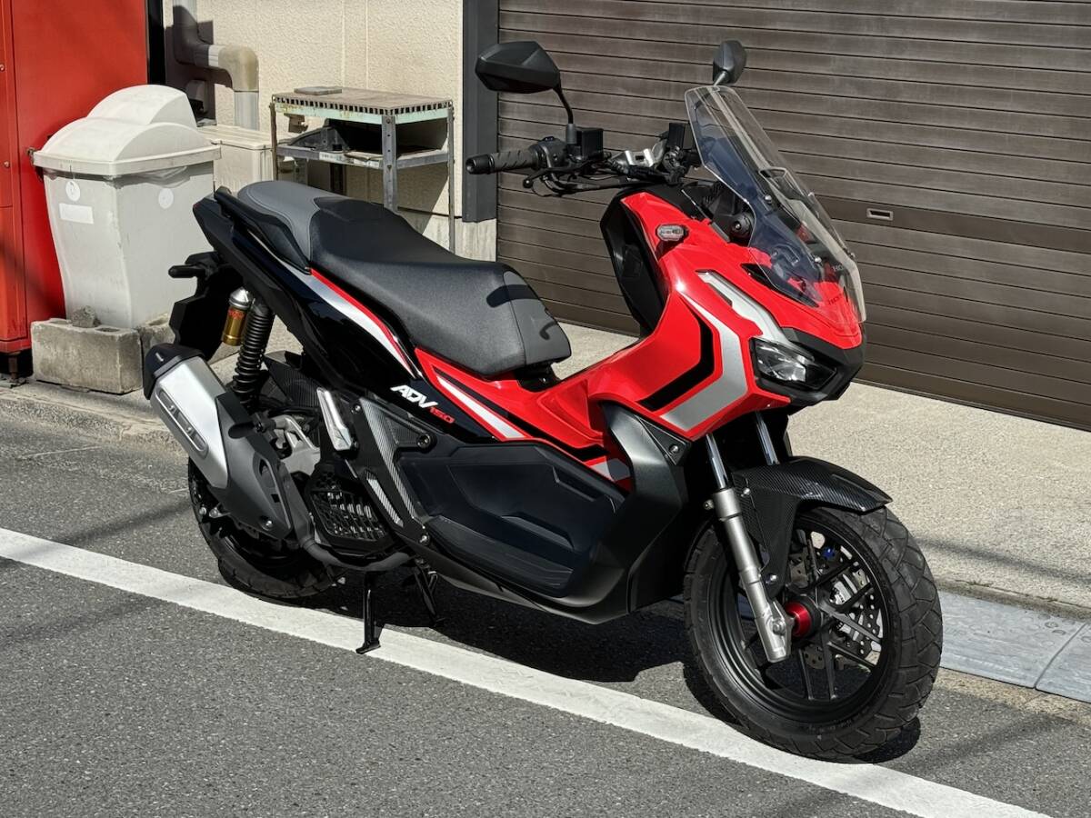 【HONDA】ホンダ ADV150 走行距離980km ETC2.0 グリップヒーター付き 自賠責令和9年4月「個人出品」の画像1