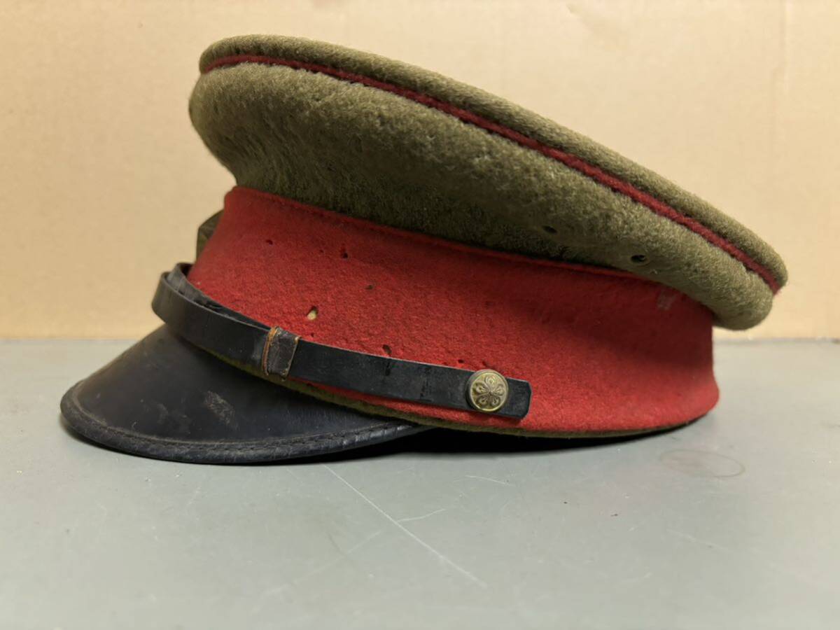 旧日本軍 大日本帝国 陸軍 軍帽 帽子 当時物 貴重希少品の画像2