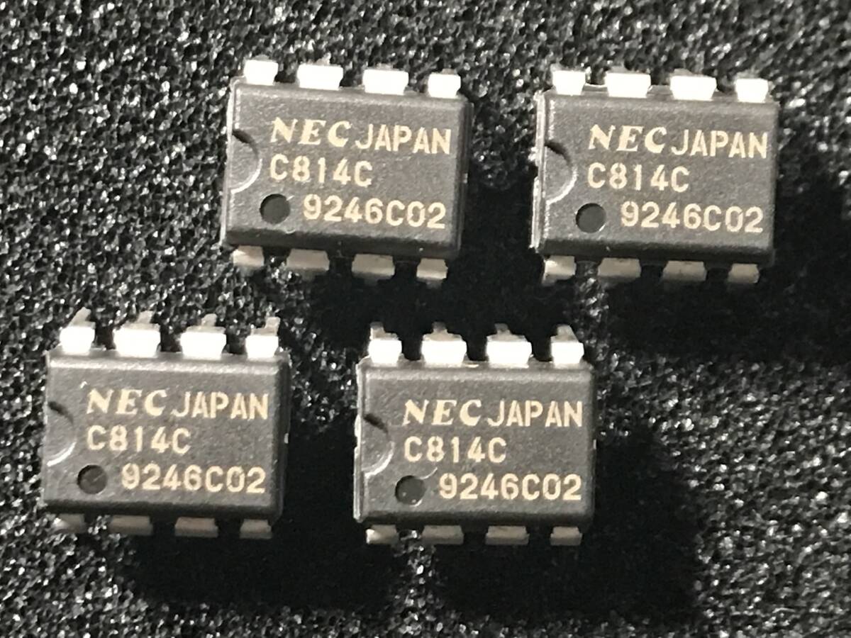 NEC μPC814C J FET入力 2回路 高速オペアンプ 未使用 4個1セット