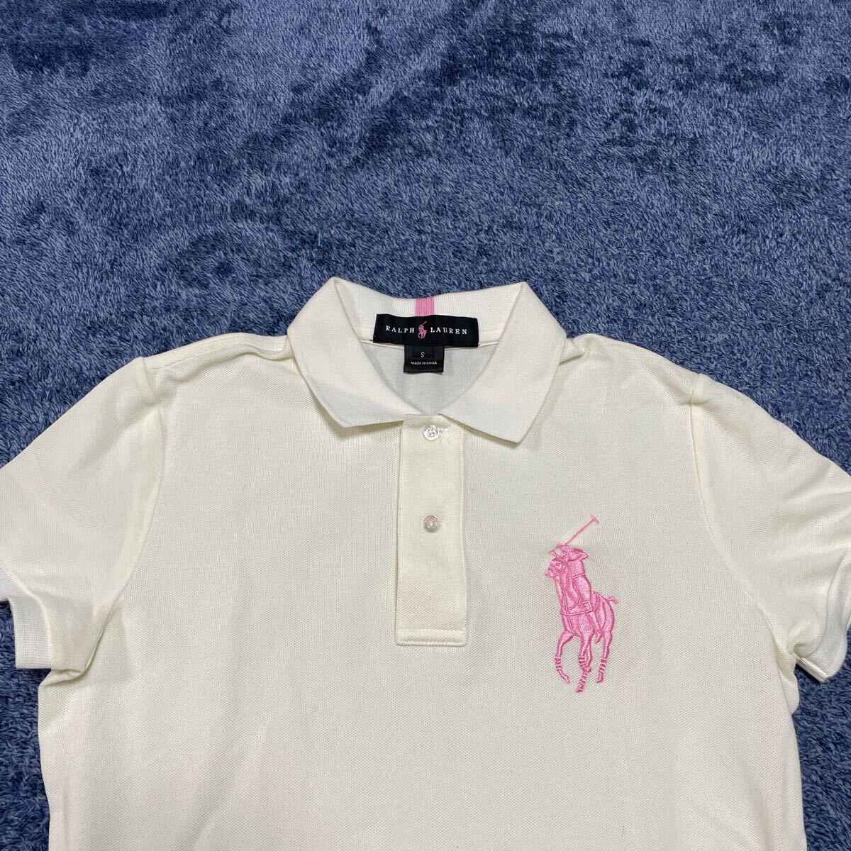 POLO RALPH LAUREN ポロラルフローレン 半袖ポロシャツ レディースサイズS ビッグポニーの画像2