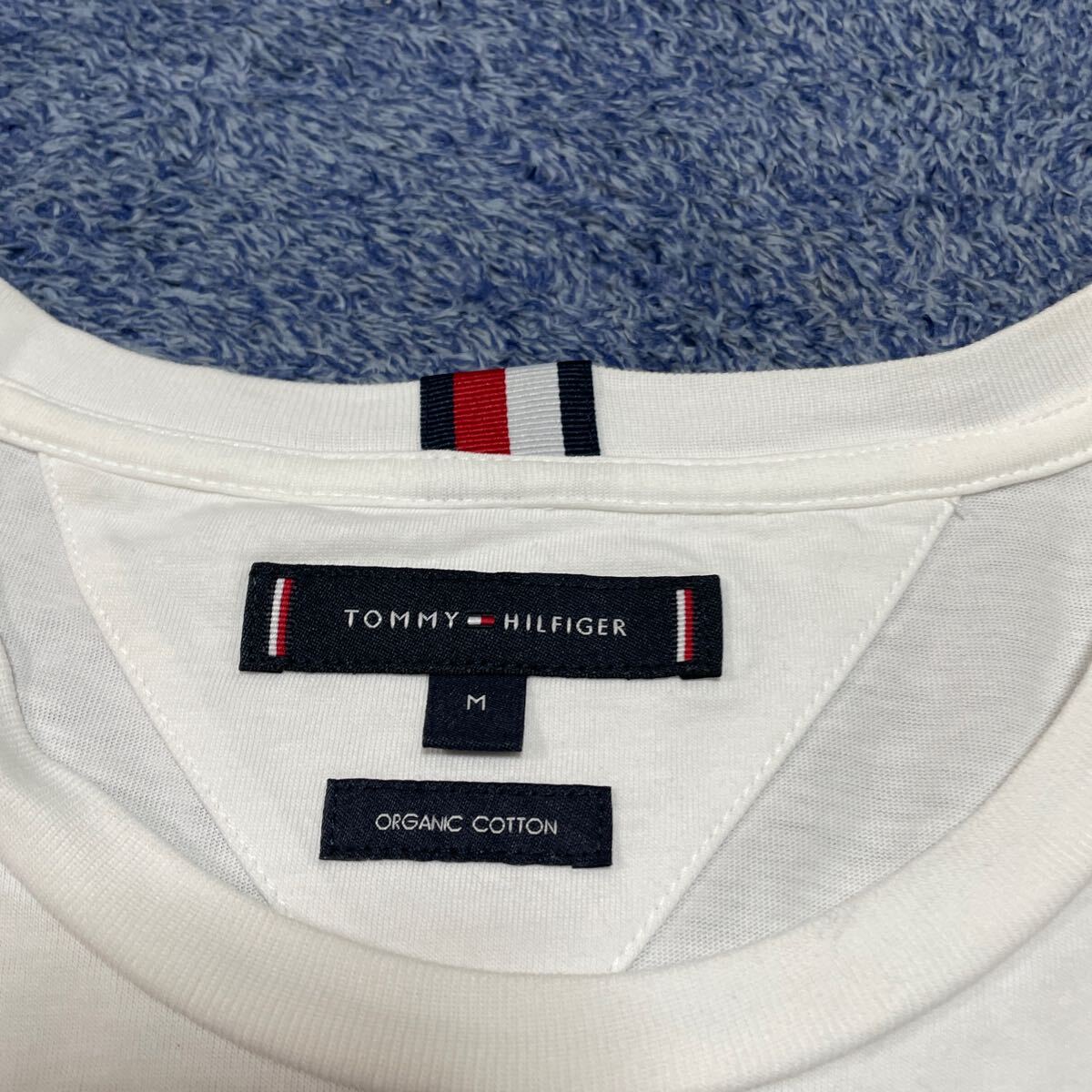 TOMMY HILFIGER トミーヒルフィガー オーガニックコットン Tシャツ メンズ日本サイズMの画像5