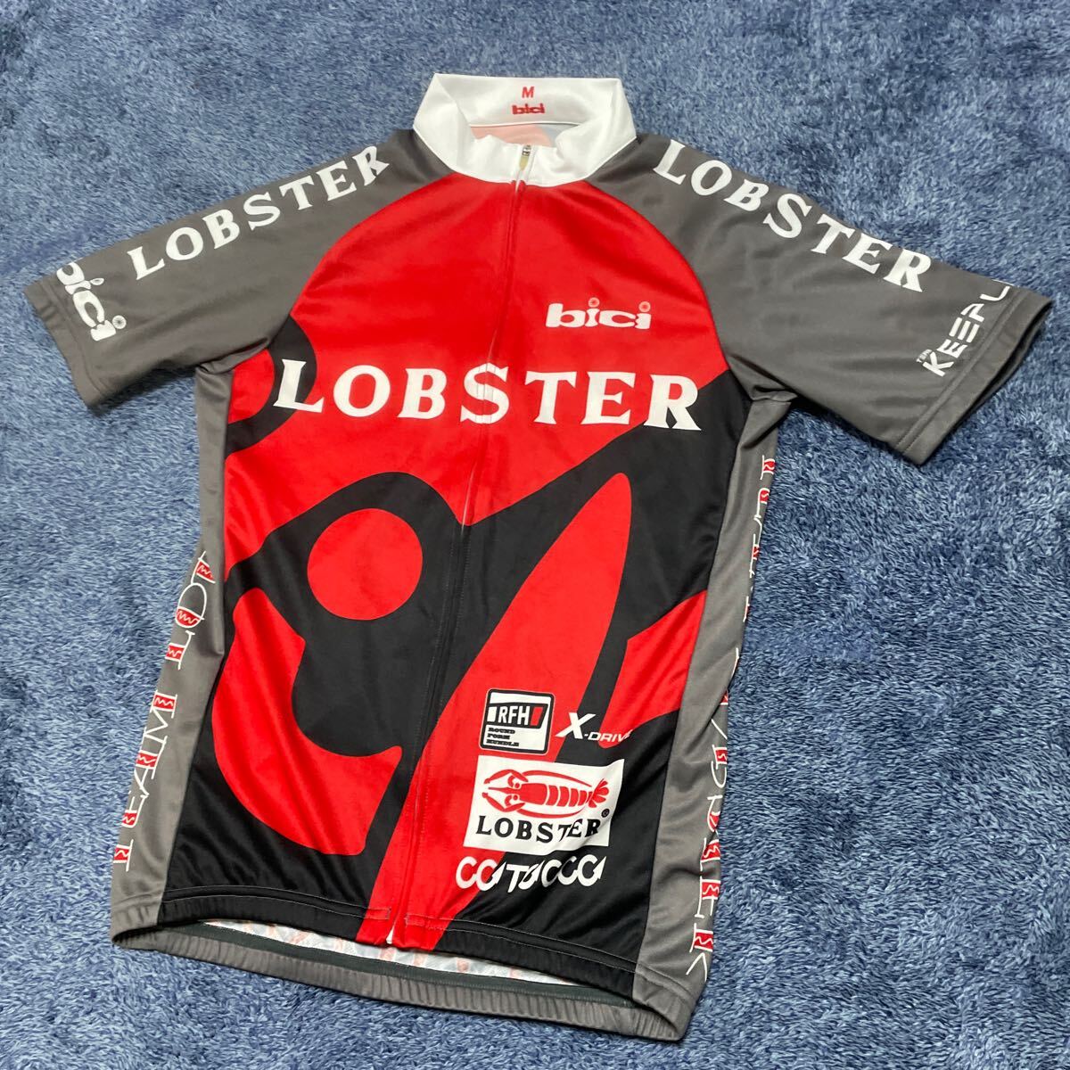 bici TEAM LOBSTER OSAKA JAPAN ビチ サイクルジャージ レディースサイズM_画像2